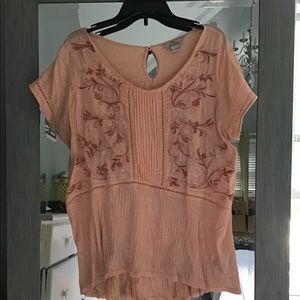Flowy short sleeve shirt